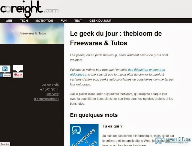 Mon interview chez Coreight