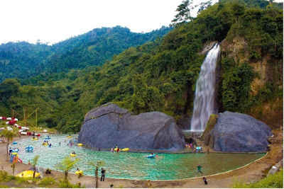 pesona air terjun bidadari bogor