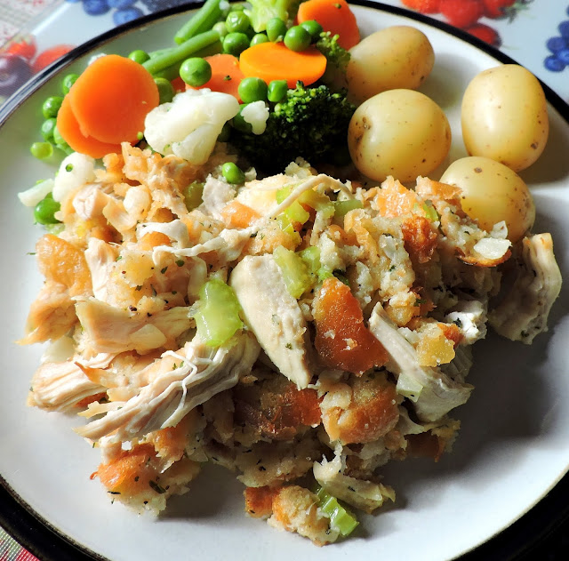 Amish Chicken & Stuffing Casserole