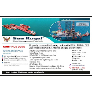 Hiring crew for offshore vessel