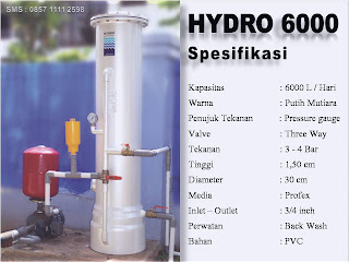 harga alat penjernih air hydro 6000