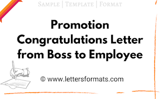 promotion congratulations letter from boss