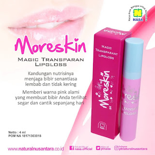 Moreskin Magic Transparan LipGloss NASA 