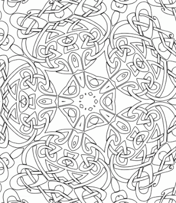 Adult Coloring Pages on Free Kaleidoscope Coloring Pages By  My Coloring Pages