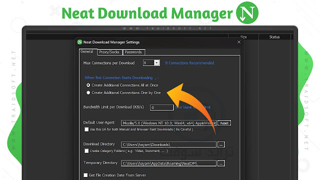 برنامج تسريع التحميل Neat Download Manager