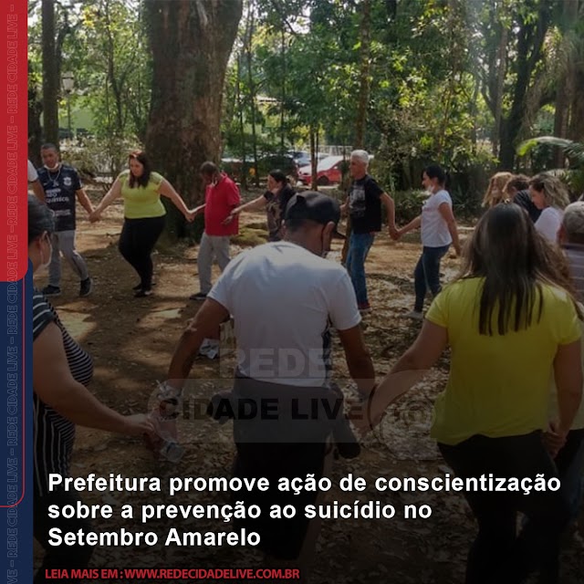 Prefeitura promove ação de conscientização sobre a prevenção ao suicídio no Setembro Amarelo