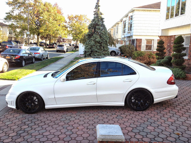 mercedes w211 white