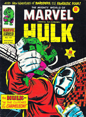 Mighty World of Marvel #141, Hulk vs Chameleon