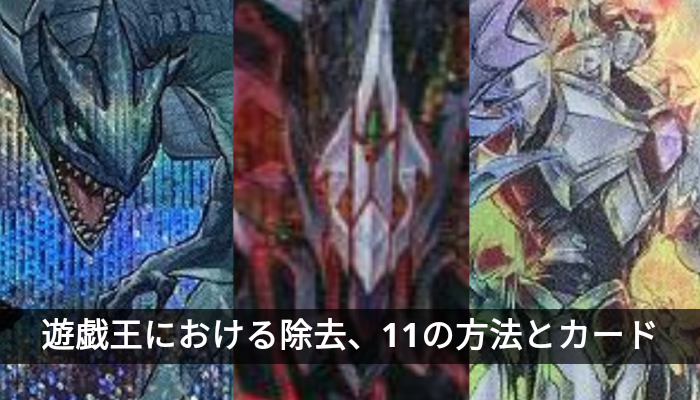 遊戯王における除去 11の方法とカード 不自由なyp 遊戯王における除去 11の方法とカード 不自由なyp