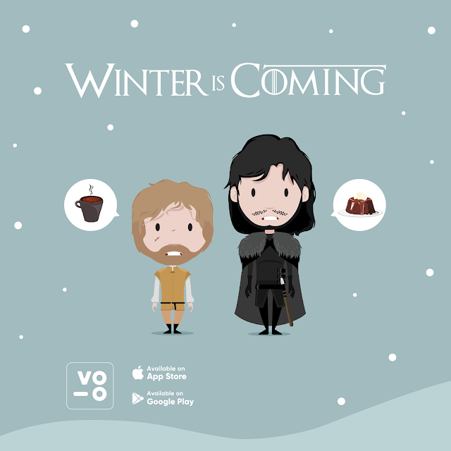 winter is coming game of thrones voolsy