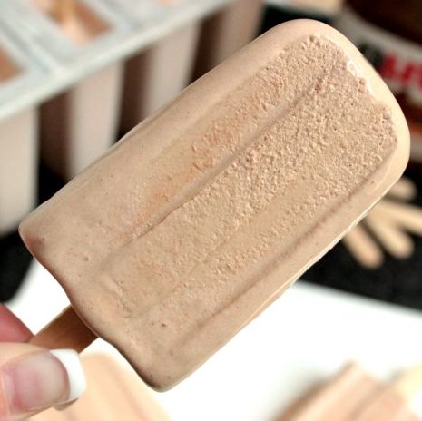 NUTELLA COOL WHIP POPSICLE #Chocoa #Dessert