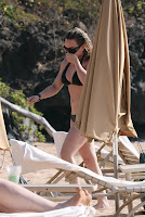 Hilary Duff Cools Off In Sexy Bikini In Hawaiian Sea