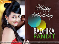 radhika pandit हीरोइन की फोटो for birthday celebration [smile pic]