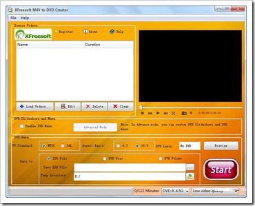 XFreesoft-M4V-to-DVD-Creator