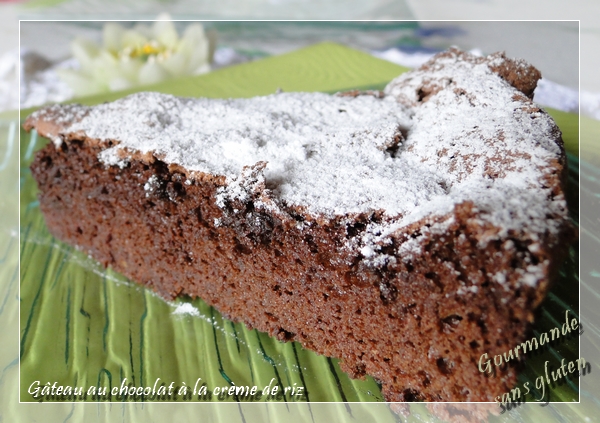 Gâteau au chocolat à la crème de riz