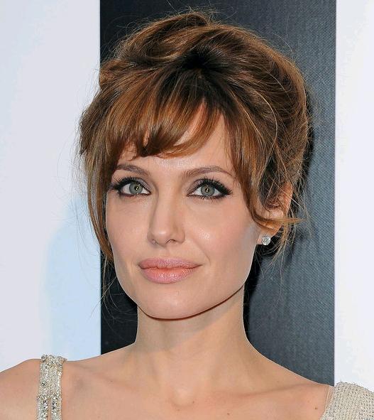 7. Angelina Jolie Hairstyles 2014