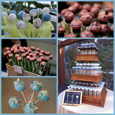 wedding cake pops