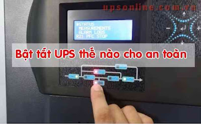 bật-tắt ups đúng cách