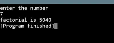 C program to print Factorial Of Given Number