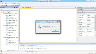 Demo sample of Visual C++ MFC Application