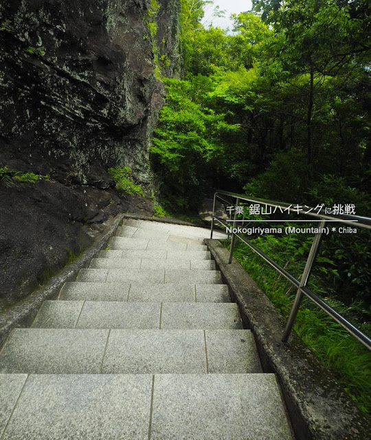 鋸山：日本寺の石段