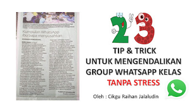 23 Tips & Tricks Untuk Mengendalikan Group Whatsapp Kelas Tanpa Stress