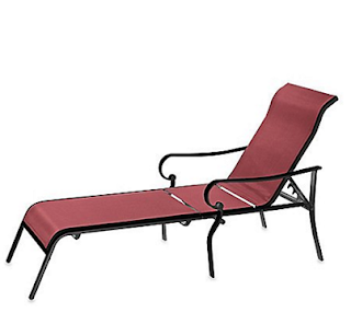 Outdoor Oversized Adjustable Sling Chaise 