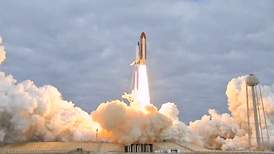 Lift-off of Space Shuttle Endeavour, 16 May 2011. NASA 2011.