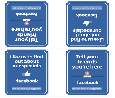 Facebook printable posters