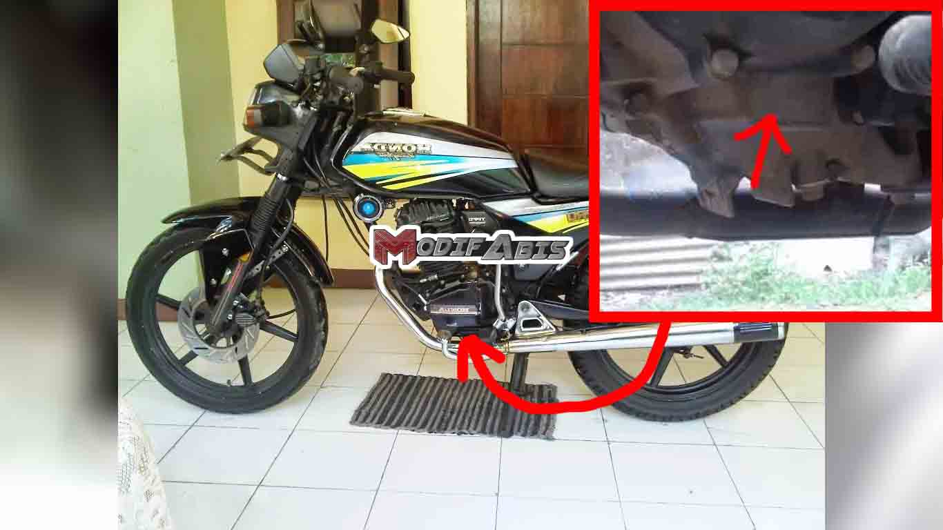 Letak Nomer Mesin Dan Nomer Rangka Honda GL MAX 100 Cc Terlengkap Modif Abis