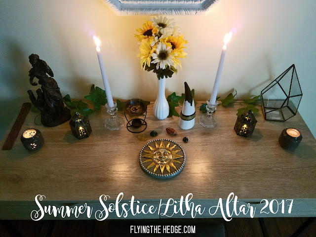 Midsummer Litha Altar 2017