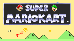 Super Mario Kart (ROM)(SNES)(MEGA)(E)(J)(U)(Hacks)