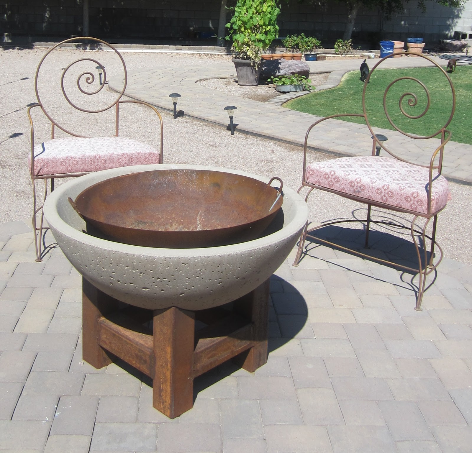 Ink Rust and Sawdust: DIY FIre Pit