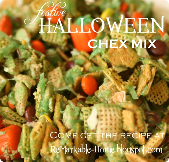 halloween chex mix