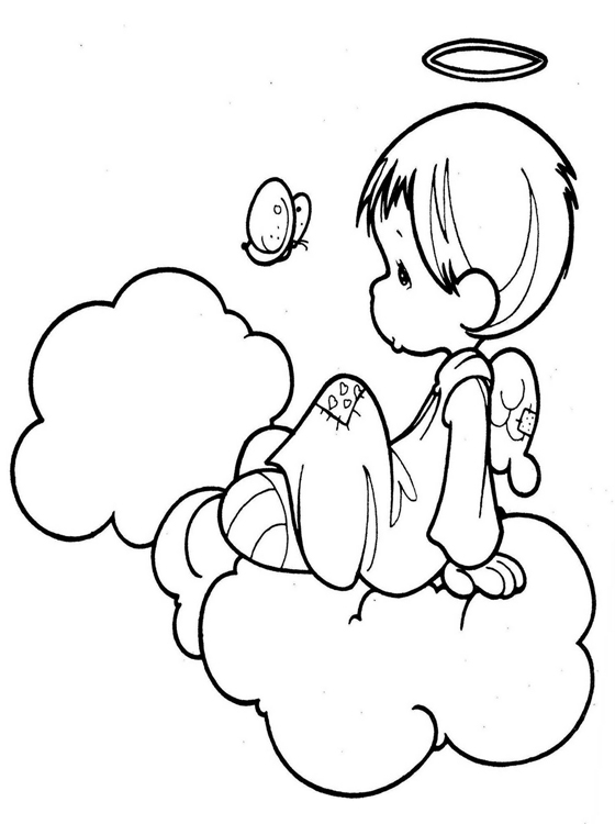 Kids Page: Angel Coloring Pages