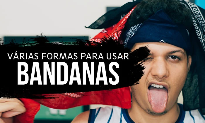 formas de usar bandana homem 