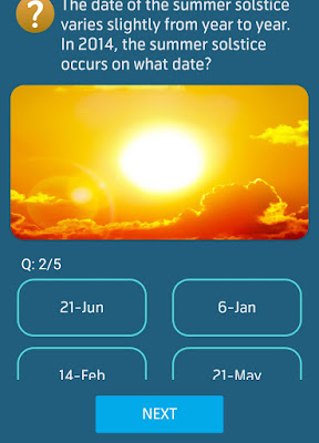 The date of the summer solstice varies slightly from year to year. In 2014, the summer solstice occurs on what date?