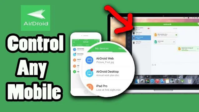 تحميل, وشرح, طريقة, استخدام, برنامج, AirDroid ,Remote ,access ,File