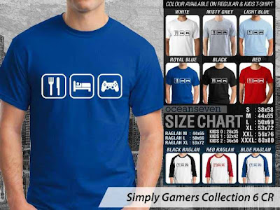 T Shirt Eat, Sleep, Game, Repeat