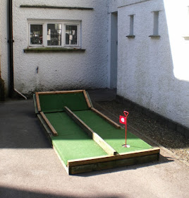 Crazy Golf at the Lake District Visitor Centre in Brockhole on Windermere