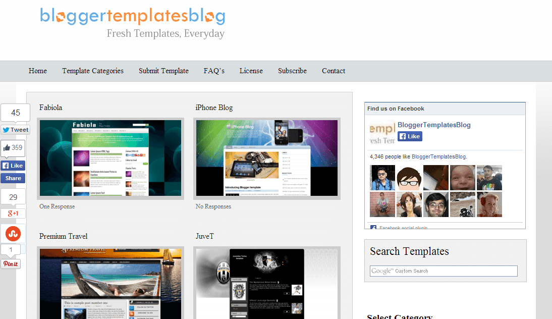 blogger templates blog