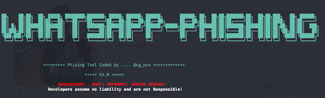 Make Access On WhatsApp Accounts With Phishing Attack !