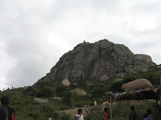 Shivagange hill peak near Bangalore