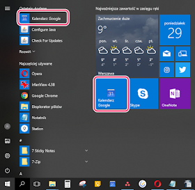 Skróty do aplikacji Chrome mają niepoprawną ikonę w Menu Start - kafelki