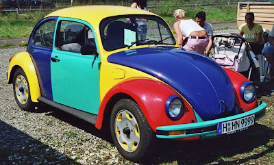 VW Bug Harlequin Art Car Wannabe #1