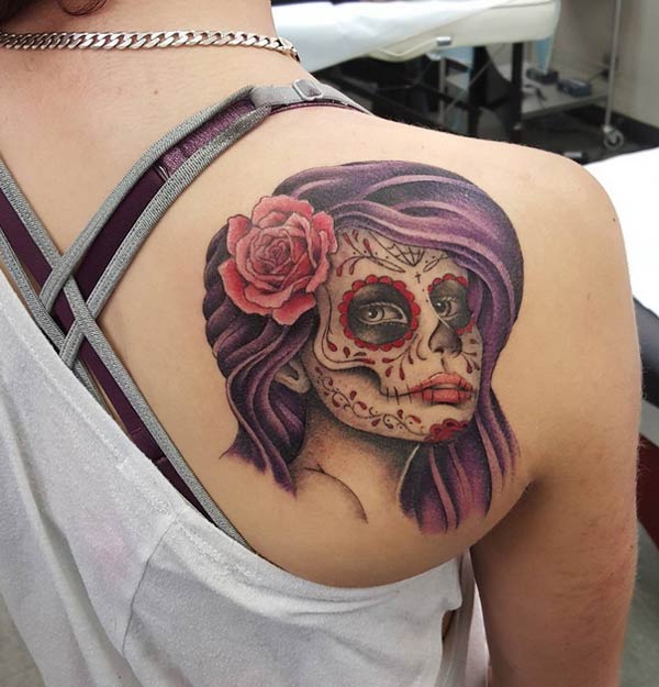 day of the dead tattoo designs