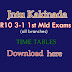 Download JNTU-KAKINADA : B.Tech 3-1(R10) Mid I Exam Time Tables (August 2013) 