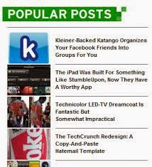 Menampilkan Widget Popular Post perlabel