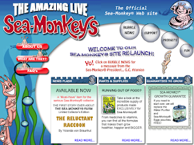 Sea-Monkeys® Web-Site circa 2006
