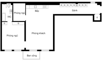 Tư vấn Thiết kế nội thất căn hộ 86m2 đẹp lung linh